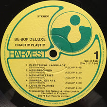 Load image into Gallery viewer, Be-Bop Deluxe* : Drastic Plastic (LP, Album, Win)