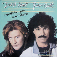 Laden Sie das Bild in den Galerie-Viewer, Daryl Hall John Oates* : Everything Your Heart Desires (12")