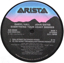 Laden Sie das Bild in den Galerie-Viewer, Daryl Hall John Oates* : Everything Your Heart Desires (12")