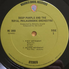 Load image into Gallery viewer, Deep Purple, The Royal Philharmonic Orchestra* Conducted By Malcolm Arnold : Concerto For Group And Orchestra (LP, Album, RE, Ter)