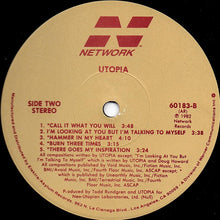 Laden Sie das Bild in den Galerie-Viewer, Utopia (5) : Utopia (LP, Album, All + LP, Bon)