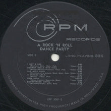 Laden Sie das Bild in den Galerie-Viewer, Various : A Rock 'N Roll Dance Party (LP, Comp)