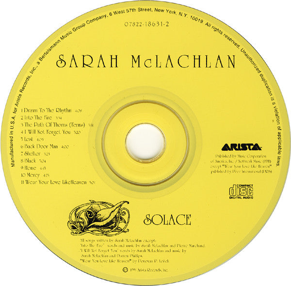 Buy Sarah McLachlan : Solace (CD, Album) Online for a great price