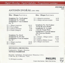 Charger l'image dans la galerie, Dvořák*, Minnesota Orchestra, Neville Marriner* : Symphonies 7, 8 & 9 «New World» (2xCD, RE)