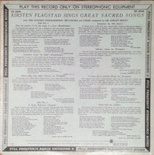 Load image into Gallery viewer, Kirsten Flagstad With The London Philharmonic Orchestra* Conducted By Sir Adrian Boult : Great Sacred Songs (LP, Album)