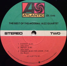 Charger l'image dans la galerie, The Modern Jazz Quartet : The Best Of (LP, Comp, RE, SP )
