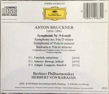 Load image into Gallery viewer, Anton Bruckner - Berliner Philharmoniker · Herbert von Karajan : Symphonie No. 9 (CD, RE)