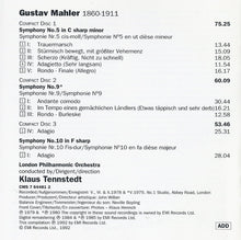 Charger l'image dans la galerie, Mahler*, Tennstedt* : Symphonien 5, 9 & 10 Adagio (3xCD, Comp, RM)