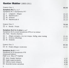 Charger l'image dans la galerie, Mahler*, Tennstedt* : Symphonien 6-8 (4xCD, Comp)