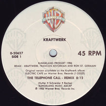 Charger l'image dans la galerie, Kraftwerk : The Telephone Call (12", Maxi, SRC)