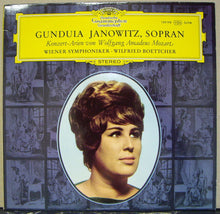 Load image into Gallery viewer, Gundula Janowitz, Wolfgang Amadeus Mozart, Wiener Symphoniker, Wilfried Boettcher : Konzert-Arien von Wolfgang Amadeus Mozart (LP, Album)