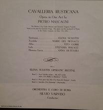 Charger l'image dans la galerie, Mascagni*, Suliotis*, Del Monaco*, Gobbi*, Orchestra* E Coro Di Roma, Varviso* : Cavalleria Rusticana / Elena Suliotis Operatic Recital (2xLP + Box)