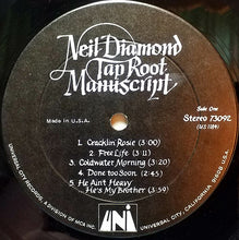 Laden Sie das Bild in den Galerie-Viewer, Neil Diamond : Tap Root Manuscript (LP, Album, Ter)