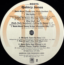 Charger l'image dans la galerie, Quincy Jones : Roots (The Saga Of An American Family) (LP, Album, Pit)