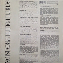 Load image into Gallery viewer, Scritti Politti : Provision (LP, Album, All)