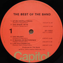 Load image into Gallery viewer, The Band : The Best Of The Band (LP, Comp, Los)