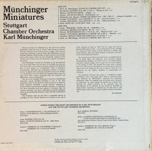 Load image into Gallery viewer, Münchinger*, Stuttgart Chamber Orchestra* : Münchinger Miniatures (LP, Album, RE, FFR)