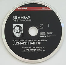 Charger l'image dans la galerie, Johannes Brahms, Concertgebouworkest, Bernard Haitink : The Symphonies (4xCD, Comp, RE, RM + Box, Comp)