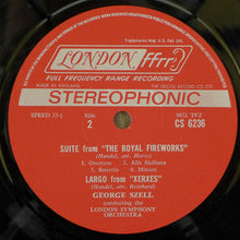Load image into Gallery viewer, Handel* - George Szell Conducting The London Symphony Orchestra* : The Water Music / The Royal Fireworks (LP, Album)