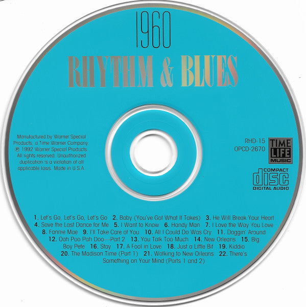希少洋書 R&Bレコード カタログ価格ガイド Rhythm & Blues Buy Various : Rhythm & Blues 1960 (CD, Comp) Online for a great