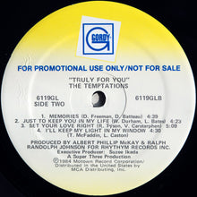 Laden Sie das Bild in den Galerie-Viewer, The Temptations : Truly For You (LP, Album, Promo, Sup)