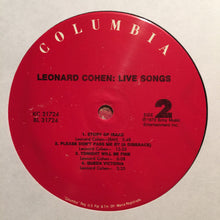 Charger l'image dans la galerie, Leonard Cohen : Live Songs (LP, Album, RE)