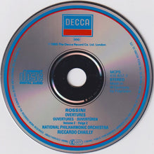 Load image into Gallery viewer, Rossini*, National Philharmonic Orchestra, Riccardo Chailly : Overtures Vol. 2 • Ouvertüren Folge 2 (CD)