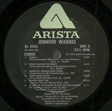 Load image into Gallery viewer, Jennifer Warnes : Jennifer Warnes (LP, Album, Wad)