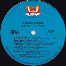 Load image into Gallery viewer, Houston Person : Get Out'a My Way! (LP, Album)