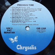 Load image into Gallery viewer, Pat Benatar : Precious Time (LP, Album, San)