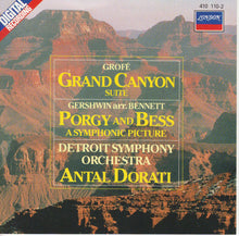 Charger l'image dans la galerie, Grofé*, Gershwin*, Detroit Symphony Orchestra, Antal Dorati : Grand Canyon Suite / Porgy And Bess (A Symphonic Picture) (CD)