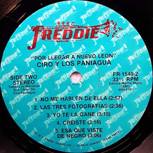 Laden Sie das Bild in den Galerie-Viewer, Ciro Y Los Paniagua : Por Llegar A Nuevo Leon (LP, Album)