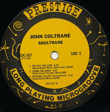 Laden Sie das Bild in den Galerie-Viewer, John Coltrane : Soultrane (LP, Album, RE)