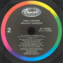 Load image into Gallery viewer, Tina Turner : Private Dancer (LP, Album, Win)