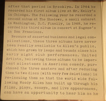 Laden Sie das Bild in den Galerie-Viewer, Woody Allen : The Night Club Years 1964-1968 (2xLP, Album, Mono, Gat)