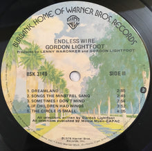 Load image into Gallery viewer, Gordon Lightfoot : Endless Wire (LP, Album, Jac)