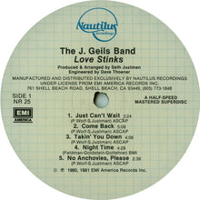 Laden Sie das Bild in den Galerie-Viewer, The J. Geils Band : Love Stinks (LP, Album, Hal)