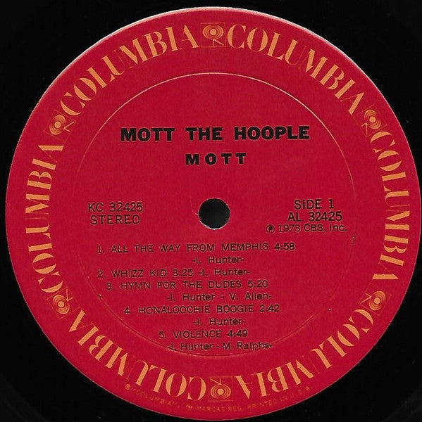 Iggy Pop、Mott The Hoople レコード（新品多数） Buy Mott The Hoople : Mott (LP, Album, Ter) Online for a great