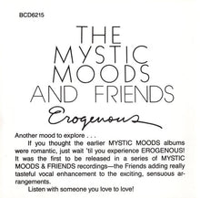 Charger l'image dans la galerie, The Mystic Moods & Friends* : Erogenous (CD, Album, RE)