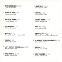 Load image into Gallery viewer, The Allman Brothers Band : A Decade Of Hits 1969 - 1979 (CD, Comp, RE, RM)