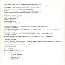 Load image into Gallery viewer, The Allman Brothers Band : A Decade Of Hits 1969 - 1979 (CD, Comp, RE, RM)