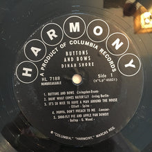 Charger l'image dans la galerie, Dinah Shore : Buttons And Bows (LP, Album, Mono)