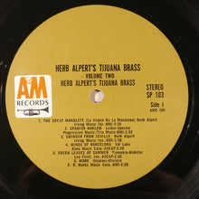 Laden Sie das Bild in den Galerie-Viewer, Herb Alpert's Tijuana Brass* : Volume 2 (LP, Album, RP)