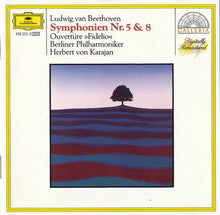 Charger l'image dans la galerie, Ludwig van Beethoven, Herbert von Karajan, Berliner Philharmoniker : Symphonien Nr. 5 & 8 / Ouvertüre "Fidelio" (CD, Comp, RE, RM)
