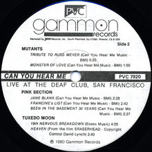 Load image into Gallery viewer, Various : Can You Hear Me? Music From The Deaf Club (LP, Comp, RE)