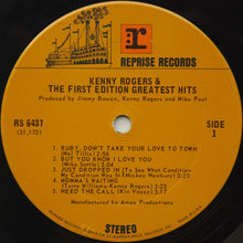 Load image into Gallery viewer, Kenny Rogers & The First Edition : Greatest Hits (LP, Comp, San)