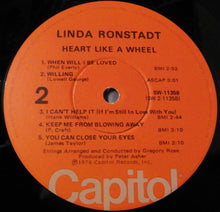 Load image into Gallery viewer, Linda Ronstadt : Heart Like A Wheel (LP, Album, RE, Win)