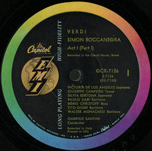 Load image into Gallery viewer, Giuseppe Verdi, Gabriele Santini (2), Tito Gobbi, Boris Christoff, Victoria De Los Angeles, Giuseppe Campora : Simon Boccanegra (3xLP, Album, Mono + Box)