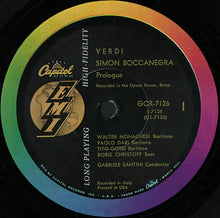 Load image into Gallery viewer, Giuseppe Verdi, Gabriele Santini (2), Tito Gobbi, Boris Christoff, Victoria De Los Angeles, Giuseppe Campora : Simon Boccanegra (3xLP, Album, Mono + Box)