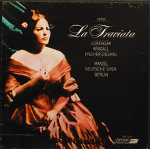 Load image into Gallery viewer, Verdi*, Lorengar*, Aragall*, Fischer-Dieskau*, Maazel*, Deutsche Oper Berlin* : La Traviata (2xLP + Box)